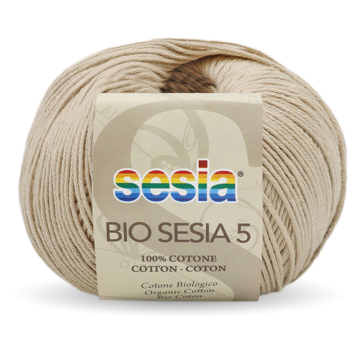 Gomitolo Bio Sesia 5 da 50 gr. VX 1083 beige
