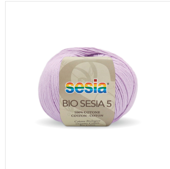 Gomitolo Bio Sesia 5 da 50 gr. VX 0715 glicine