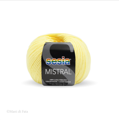 Gomitolo Sesia Mistral da 50 gr. VX 0099 paglia