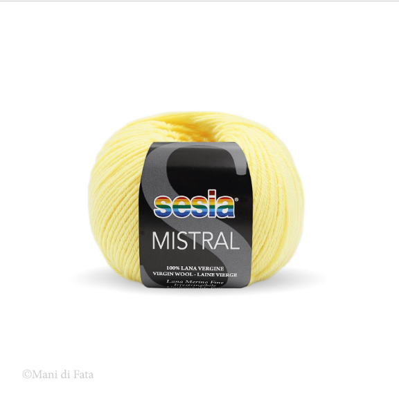 Gomitolo Sesia Mistral da 50 gr. VX 0099 paglia