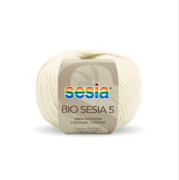 Gomitolo Bio Sesia 5 da 50 gr. VX 0080 avorio