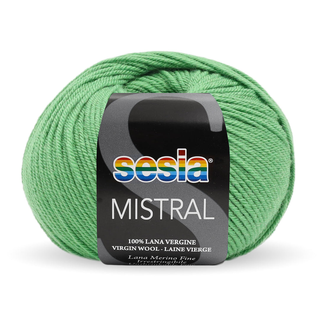Gomitolo Sesia Mistral da 50 gr. VX 0487 verde menta