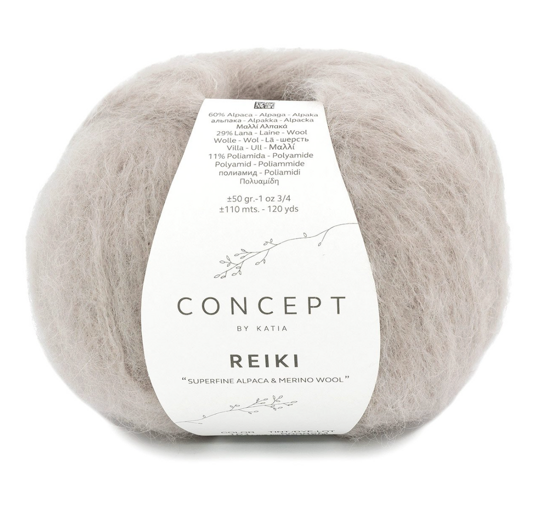 Gomitolo Reiki da 50 gr VX 00101 Grigio chiaro