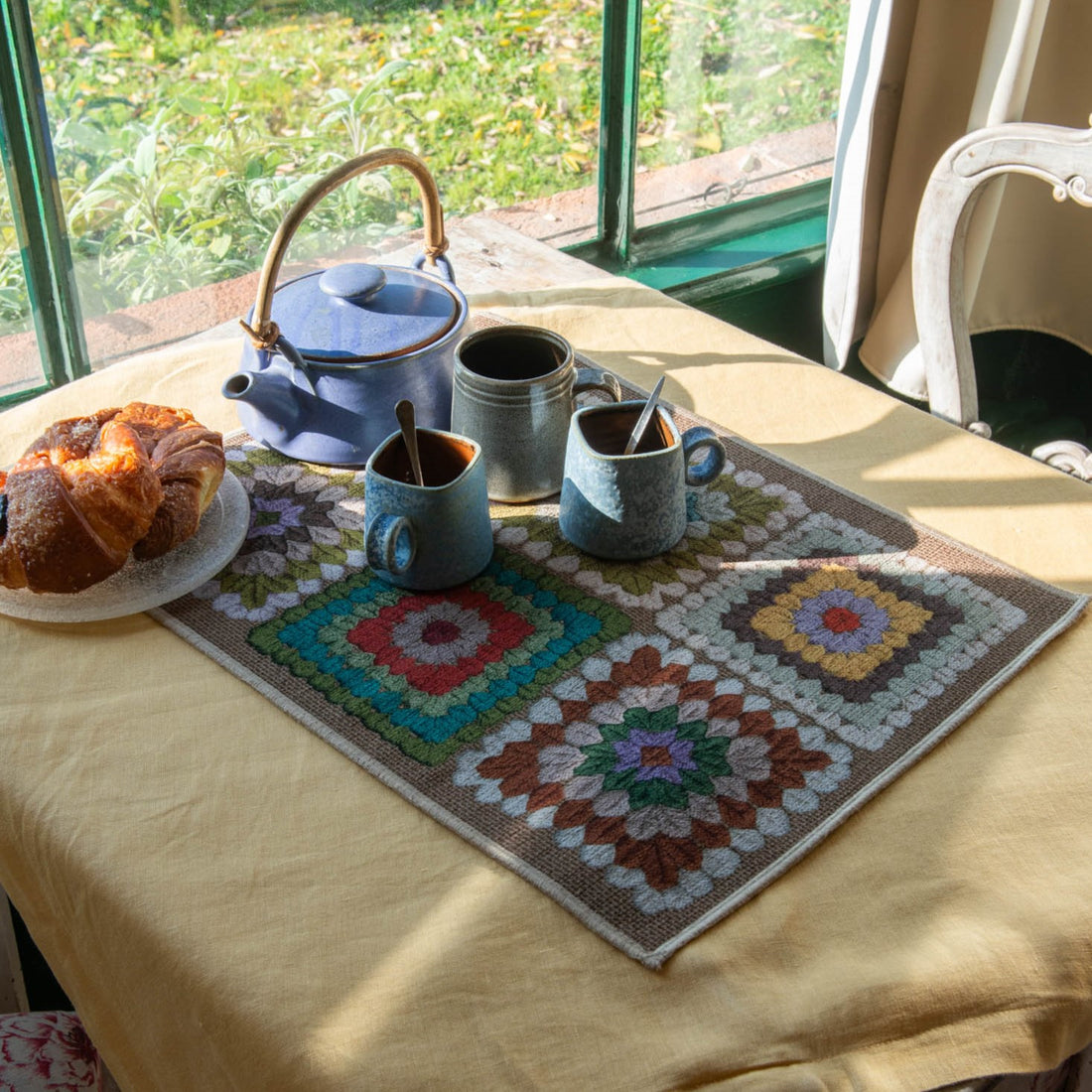 Set 2 tovagliette americane Piastrelle