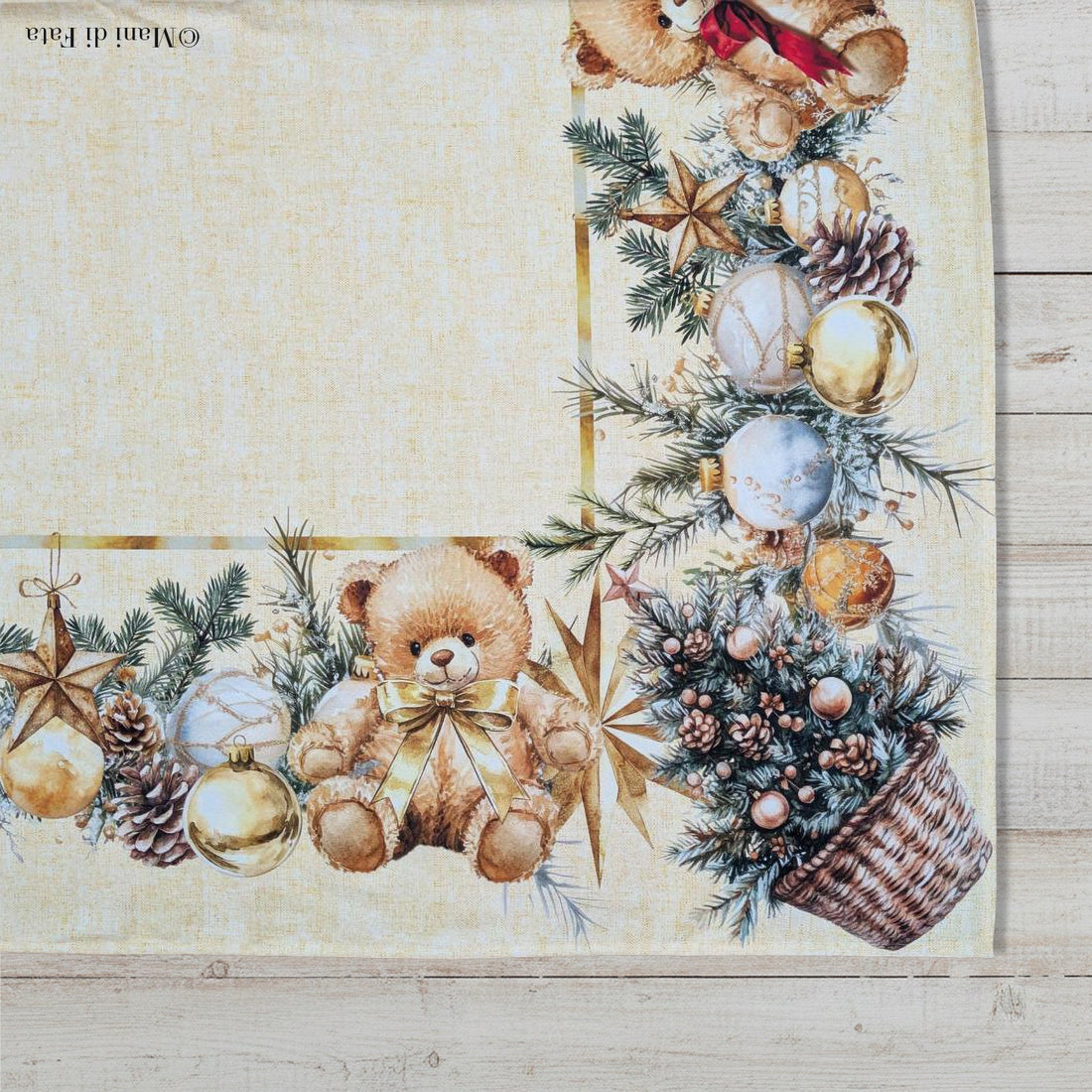 Tovaglia da 12 posti Orsetti Natalizi