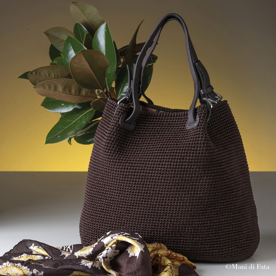 kit borsa Gemello Choc all'uncinetto