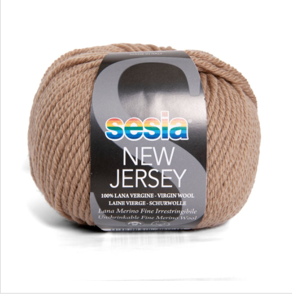 Gomitolo Sesia New Jersey da 50 gr. VX 2840 tortora