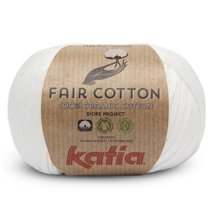 Gomitolo Fair Cotton da 50 gr VX 00003 Panna