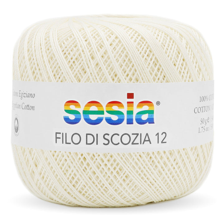 Gomitolo Sesia Scozia 12 da 50 gr. VX 0080 avorio