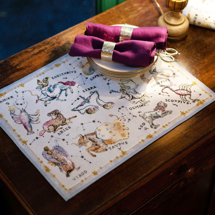 Set di 2 tovagliette all'americana Zodiaco