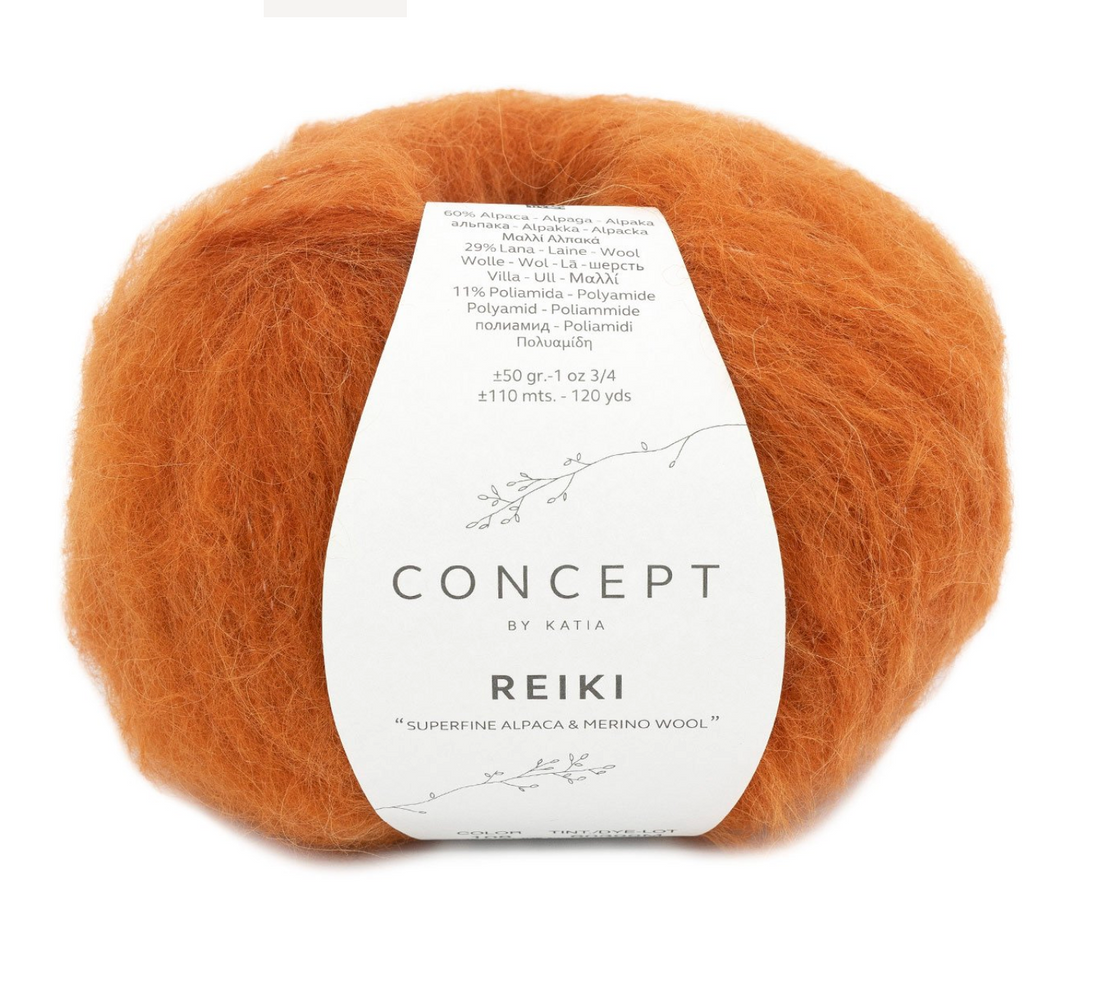 Gomitolo Reiki da 50 gr VX 00108 Arancione