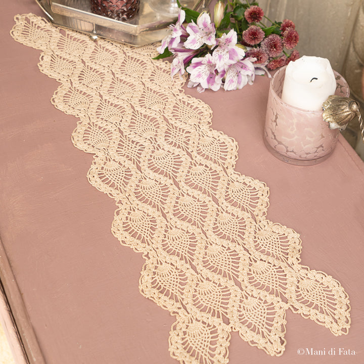 Kit runner a uncinetto Pigne