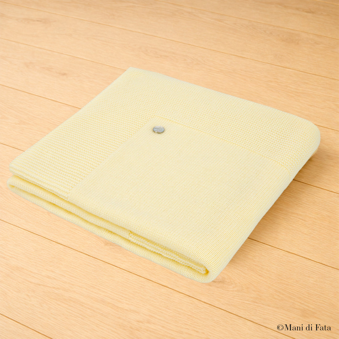 Copertina culla in cotone motivo costine