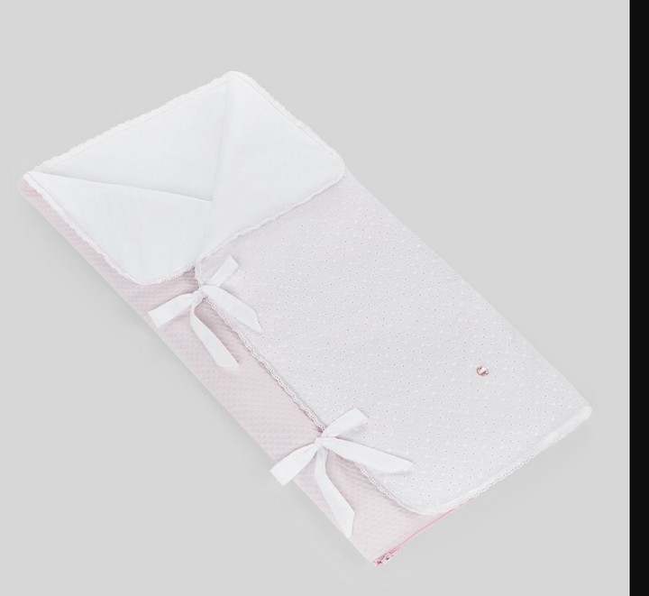 Sacco nanna fiocchi rosa 