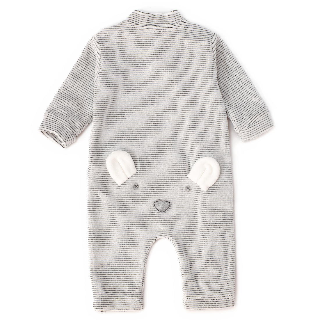 Tutina in ciniglia a righe coniglietto