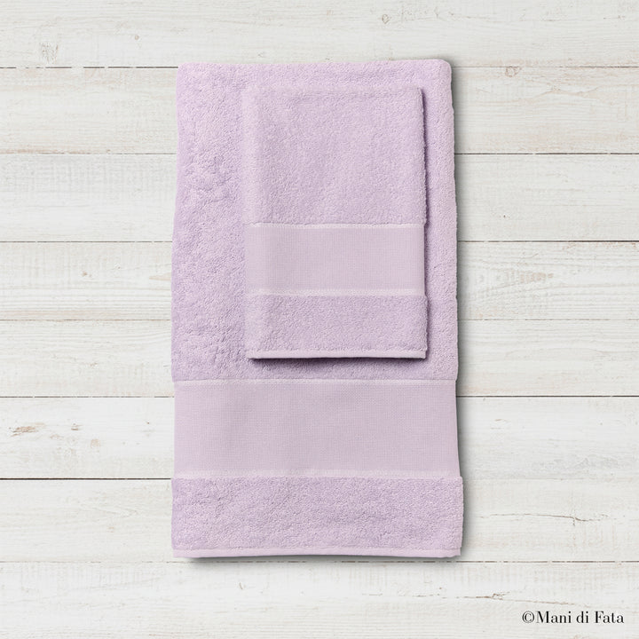 Parure spugna iris Asti ricamo punto croce