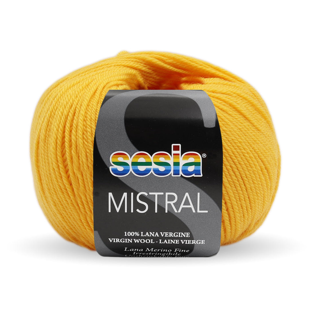 Gomitolo Sesia Mistral da 50 gr. VX 0254 giallo oro