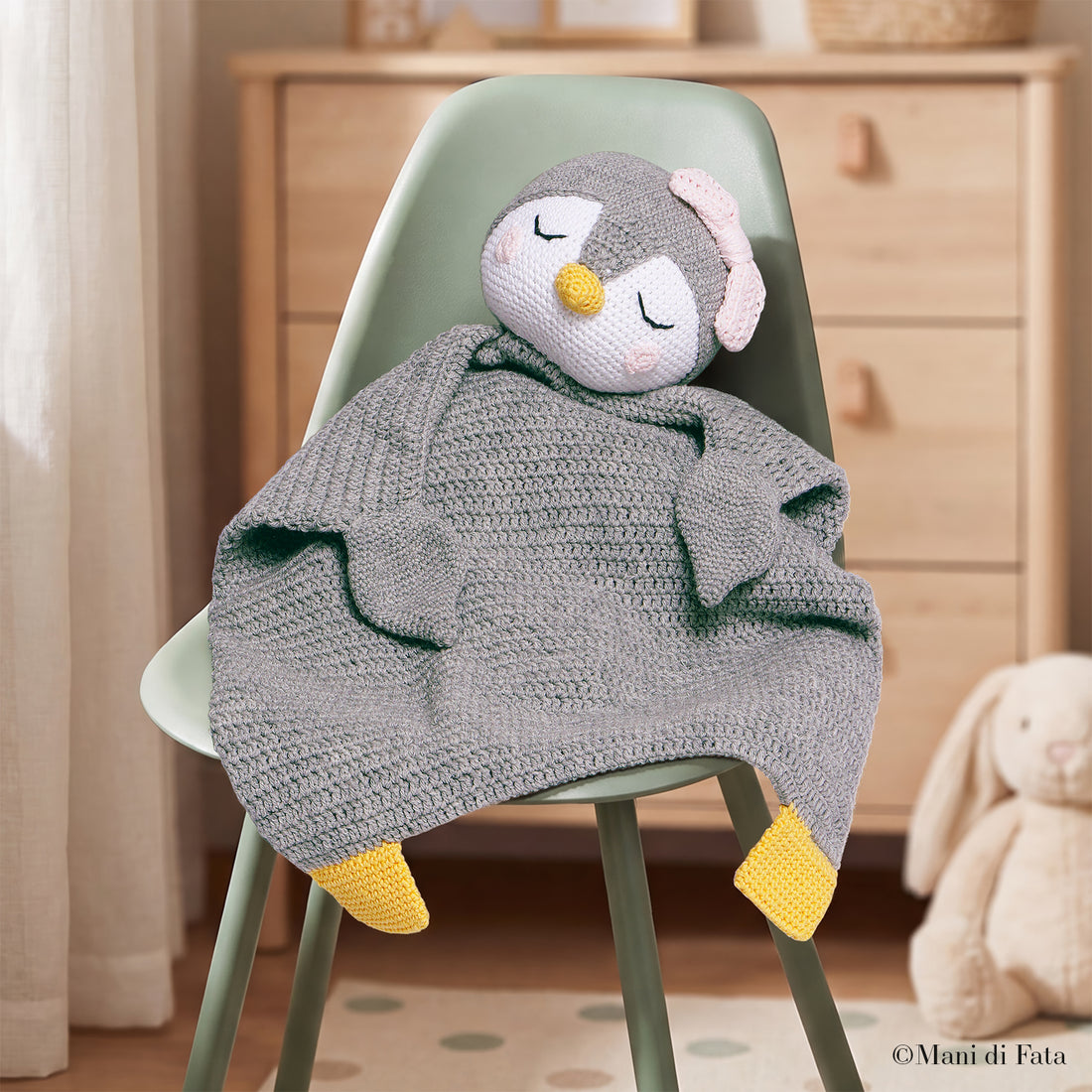 Kit dolce dou dou pinguino a uncinetto