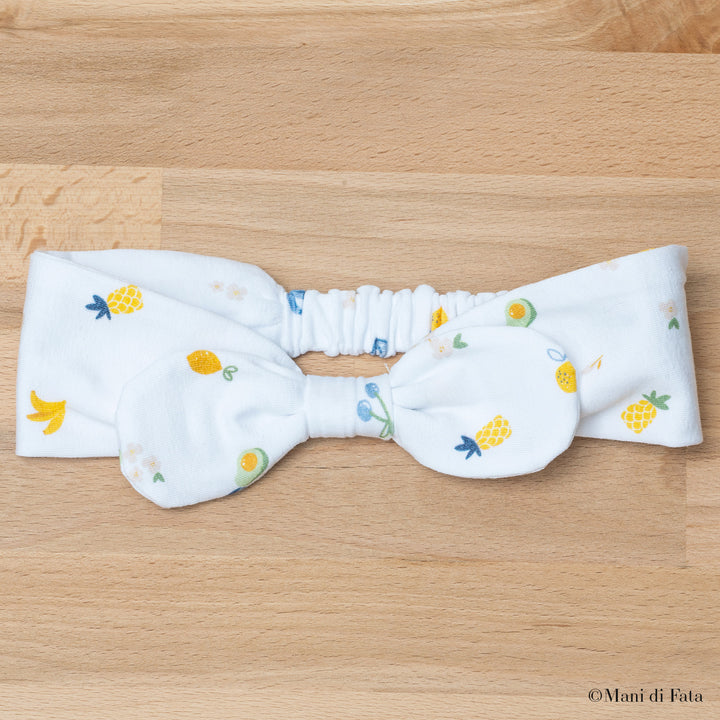 Fascetta in jersey fantasia tropicana