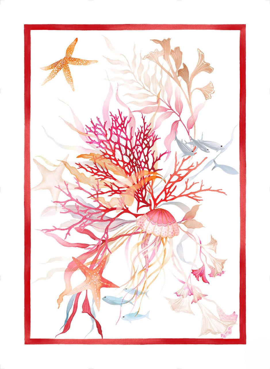 Asciugapiatti in lino Ondiva