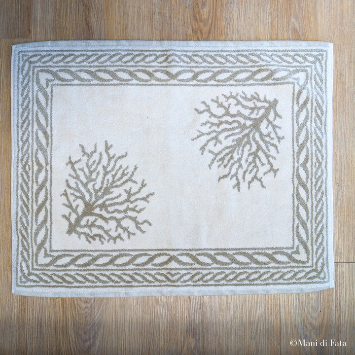 Tappeto bagno spugna cm.50x60 Corallo