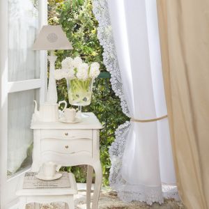 Kit filet per tenda 'Bordo fiori'