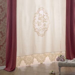 Kit filet per tenda di lino 'Rose'