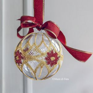 Occorrente filati per sfera di Natale