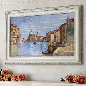 Kit mezzo punto per quadro con vista su Venezia