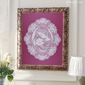 Kit filet per quadro 'Madonna con Bambino'