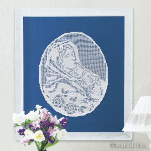 Kit filet per quadro 'Madonna con Bambino'