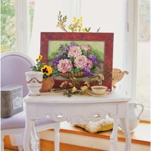 Kit quadro 'Cesto fiori'