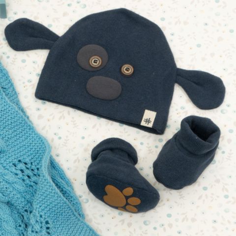 Cappellino e babbucce coordinate avio