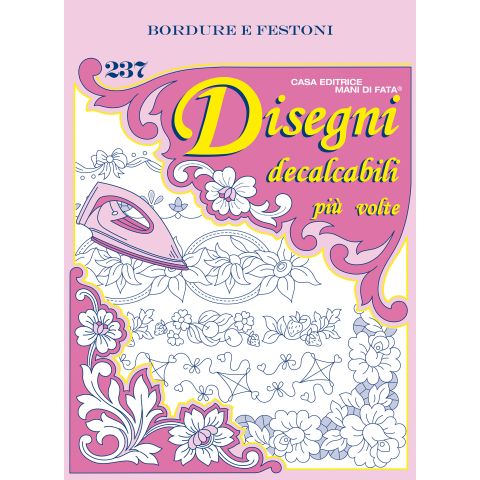 Disegni Decalcabili 237. Bordure e festoni