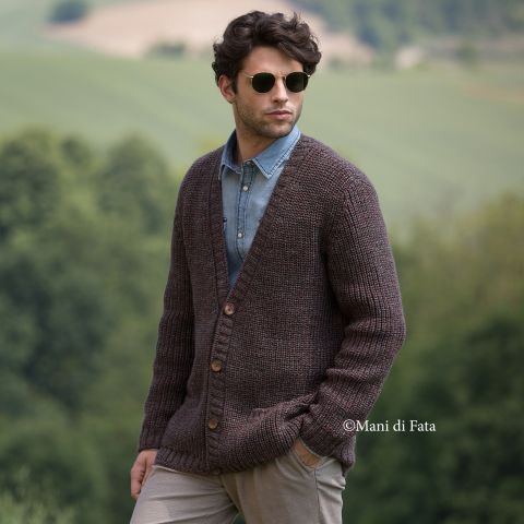 Spiegazioni per cardigan uomo