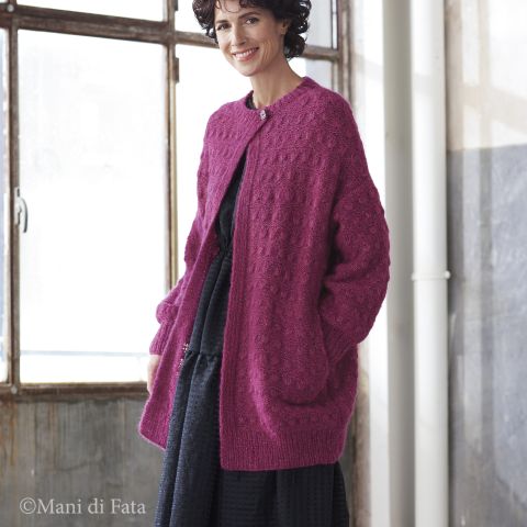 Spiegazioni per cardigan oversize ai ferri