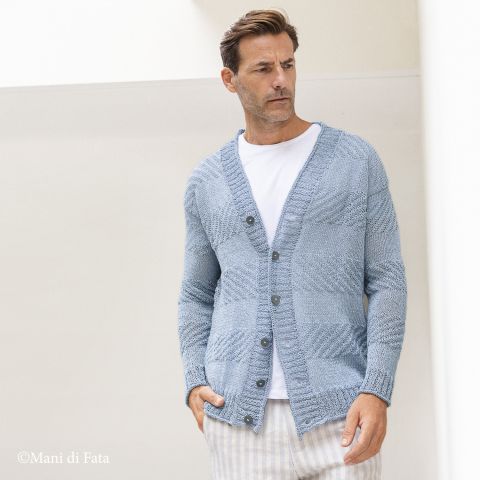 Spiegazioni per cardigan uomo